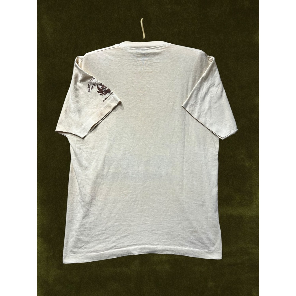 Vintage Hank Williams Jr Museum T-Shirt Screen Stars Best Cream Mens Large L - Picture 4 of 10